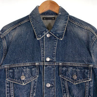 MINEDENIM マインデニム 22AW ダメージ加工 3rd型 デニムジャケット トラッカー ウォッシュ ライトブルー GKT-801UD-85-042-3 Size 4 福生店