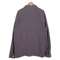90's THOUSAND MILE サウザンドマイル コットンシャツ チャコールグレー USA製 Size L 福生店