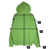 SUPREME シュプリーム 24SS Jacquard Stripe Hooded Sweatshirts ジャカードストライプ プルオーバースウェットパーカー フーディー ライトグリーン Size L 福生店