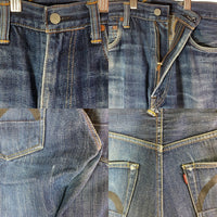 EVISU エヴィス No2 Lot2000Z カモメペイント デニムパンツ インディゴ size32×35 瑞穂店
