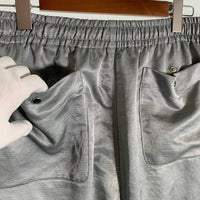 Needles ニードルズ String Cowboy Short - Poly Slub Sateen ストリングカウボーイショーツ サテンショートパンツ グレー MR255 Size XL 福生店