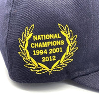 SUPREME シュプリーム 12SS New Era ニューエラ National Champion ボックスロゴ ベースボールキャップ ネイビー ウール Size 7 3/8 (58.7cm) 福生店
