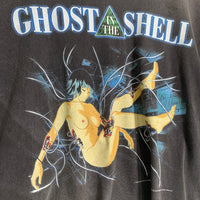 SAINT Mxxxxxx セントマイケル 攻殻機動隊 GHOST IN THE SHELL ヴィンテージ加工 プリント ロングスリーブTシャツ ブラック SM-YS1-0000-C34 Size XL 福生店