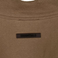 FOG ESSENTIALS エッセンシャルズ モックネック スウェットトレーナー カーキ リフレクティブロゴプリント Size L 福生店