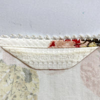 KANEKO ISAO カネコイサオ 薔薇柄ピコフリルロングワンピース ホワイト ピンク size- 瑞穂店