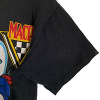90`s SPEED RACER スピードレーサー プリントTシャツ ブラック マッハGOGOGO anvil USA製 Size L 福生店
