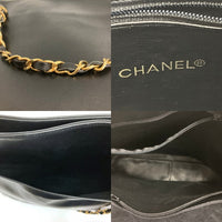 CHANEL シャネル ラムスキン チェーン トートバッグ ブラック 瑞穂店
