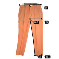 Brooks Brothers ブルックスブラザーズ リネン コットン スラックス パンツ オレンジ Size 34 福生店