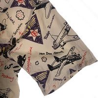 BUZZ RICKSONS バズリクソンズ 第12空軍 プリント オープンカラーシャツ 半袖 オフホワイト BR39323 Size L 福生店