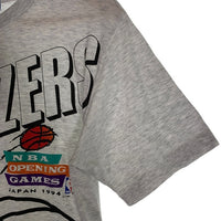 90's 1994 NBA JAPAN GAMES BLAZERS VS CLIPPERS ブレイザーズ クリッパーズ プリントTシャツ Size M 福生店