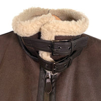 ALPHA アルファ B-3 フライトジャケット フェイクムートン ブラウン TA1398-068 Size XL 福生店