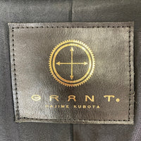 GRANT HAJIME KUBOTA グラント ハジメクボタ 袖スタッズ ホースハイド ダウンジャケット ブルー sizeL※左肩・右袖口汚れあり 瑞穂店