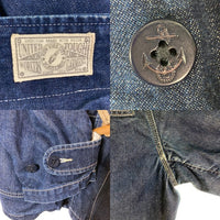 Schott ショット デニム ダッフルコート インディゴ sizeXL 瑞穂店