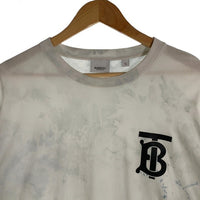 BURBERRY LONDON ENGLAND バーバリー モノグラム ロングスリーブTシャツ ホワイト 8024600 デニム色移り Size XL 福生店