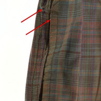 80-90's STUSSY ステューシー チェック柄 イージーショートパンツ グリーン コットン USA製 Size M 福生店