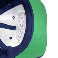 90's ERIC HAZE エリック・ヘイズ 6パネルキャップ ネイビー オーバルロゴ刺繡 Sportcap 福生店