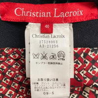 Christian Lacroix クリスチャンラクロワ セットアップ ネイビー size42-40 瑞穂店
