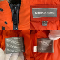 MICHAEL KORS マイケルコース 中綿ジャケット ファー付き オレンジ Size XL 福生店