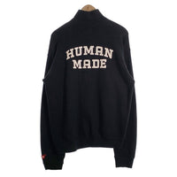 HUMAN MADE ヒューマンメイド MILITARY HALF-ZIP SWEATSHIRT ミリタリーハーフジップスウェットシャツ ブラック Size XL 福生店