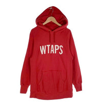 WTAPS ダブルタップス 16SS ロゴワッペン プルオーバースウェットパーカー レッド 161ATDT-CSM09 Size M 福生店