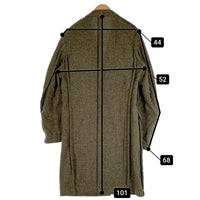 COMME des GARCONS HOMME PLUS コムデギャルソン オムプリュス ウールチェスターコート 比翼 ロング グリーン PJ-04047M AD1998 Size M 福生店