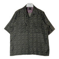 Needles ニードルズ S/S Classic Shirt CU/C Geometric Jq. ショートスリーブ クラシックシャツ オープンカラー 総柄 ジャカード グレー MR122 Size M 瑞穂店