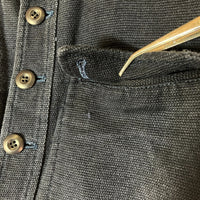 PPFM ピーピーエフエム ダブルニー 袖ライン ツインジップ 内側プリント オールインワン ツナギ ネイビー size- 瑞穂店