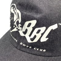 Billionaire Boys Club ビリオネアボーイズクラブクラブ BBC DENIM CAP デニムキャップ ブラック 初期 日本製 Size M 福生店