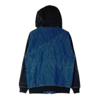 DIESEL ディーゼル デニム 切り替え ジャケット ブルゾン パーカー ブルー sizeS 瑞穂店