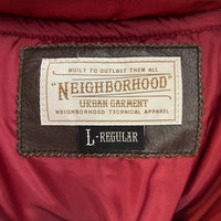NEIGHBORHOOD ネイバーフッド 132NYNH-JKM05 シンサレートジャケット ファー欠品 レッド sizeL 瑞穂店