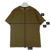 STUSSY ステューシー USA製 紺タグ グラデーション ショーンフォント Tシャツ カーキ sizeL 瑞穂店