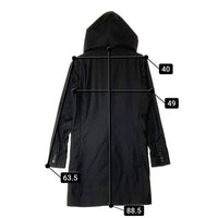 NO ID. ノーアイディー ダブル テーラードジャケット フード ブラック Size 1 瑞穂店