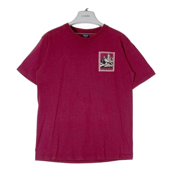 Patagonia パタゴニア 90s USA製 マウンテンロゴ ORGANIC COTTON Tシャツ 両面プリント マルーン sizeS –  GolRagオンラインショップ