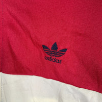 80's頃 adidas アディダス トラックジャケット レッド ホワイト ネイビー Size S-M 相当 福生店