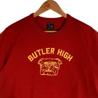 JOE McCOY ジョーマッコイ BUTLER HIGH ブルドッグ プリントTシャツ チェリー Size 38 福生店