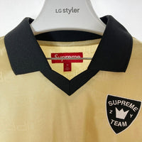 Supreme×ZOO YORK シュプリーム×ズーヨーク Soccer Jersey ゴールド sizeM※タバコ臭あり 瑞穂店