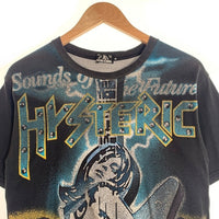 HYSTERIC GLAMOUR ヒステリックグラマー 17SS LIGHTNING T-Shirt ライトニング 半袖 Tシャツ ブラック マルチ 02172CT31 Size XS 福生店
