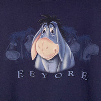 90's EEYOR イーヨー プリント スウェットクルーネックトレーナー ネイビー The Disney Store Size XL 福生店