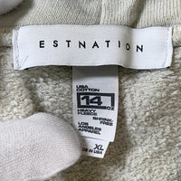 ESTNATION エストネーション LOS ANGELES APPAREL スウェットプルオーバーフーディー パーカー オフホワイト Size XL 福生店