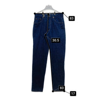 KENZO JEANS ケンゾー ジーンズ 北斎タグ メタルパッチ カーブポケット テーパード デニムパンツ インディゴ size82cm 瑞穂店