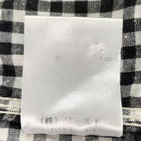 Everwear ギンガムチェック ワークシャツ MASTERPIECE マスターピース ブラック ホワイト Size M 福生店