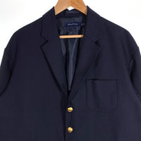 NAUTICA ノーティカ 22SS 3B テーラードジャケット 紺ブレ 金ボタン オーバーサイズ A.H ネイビー 21-1528 Size M 福生店