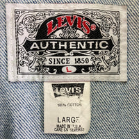 Levi's リーバイス 77598-0291 90's USA製 ボタン裏527 トラッカージャケット Gジャン ライトインディゴ sizeL 瑞穂店