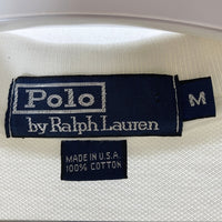 Polo Ralph Lauren ポロラルフローレン USA製 ポロシャツ ホワイト sizeM 瑞穂店