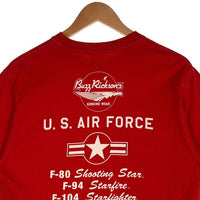 BUZZ RICKSON'S バズリクソンズ LOCKHEED 半袖 Tシャツ レッド Size S相当 福生店