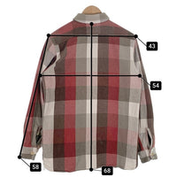 WAREHOUSE ウエアハウス フランネルチェックシャツ レッド Size M 福生店