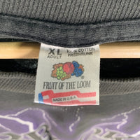 90's BROOKS&DUNN ブルックスアンドダン STAMPEDE 93 オーバープリントTシャツ ブラック フルーツオブザルーム Size XL 福生店