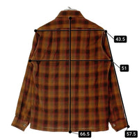 SIR PENDLETON サー ペンドルトン 70's USA製 ボードシャツ ブラウン×オレンジ sizeS 瑞穂店