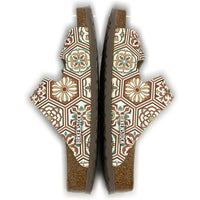 BIRKENSTOCK×KITH ビルケンシュトック×キス Arizona BS 総柄サンダル ホワイト×ブラウン size26.5cm 瑞穂店