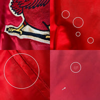 STARTER スターター USA製 MLB セントルイス・カージナルス ナイロン スタジアムジャケット レッド sizeM 瑞穂店